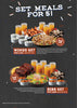 Wings Set Meal for 5